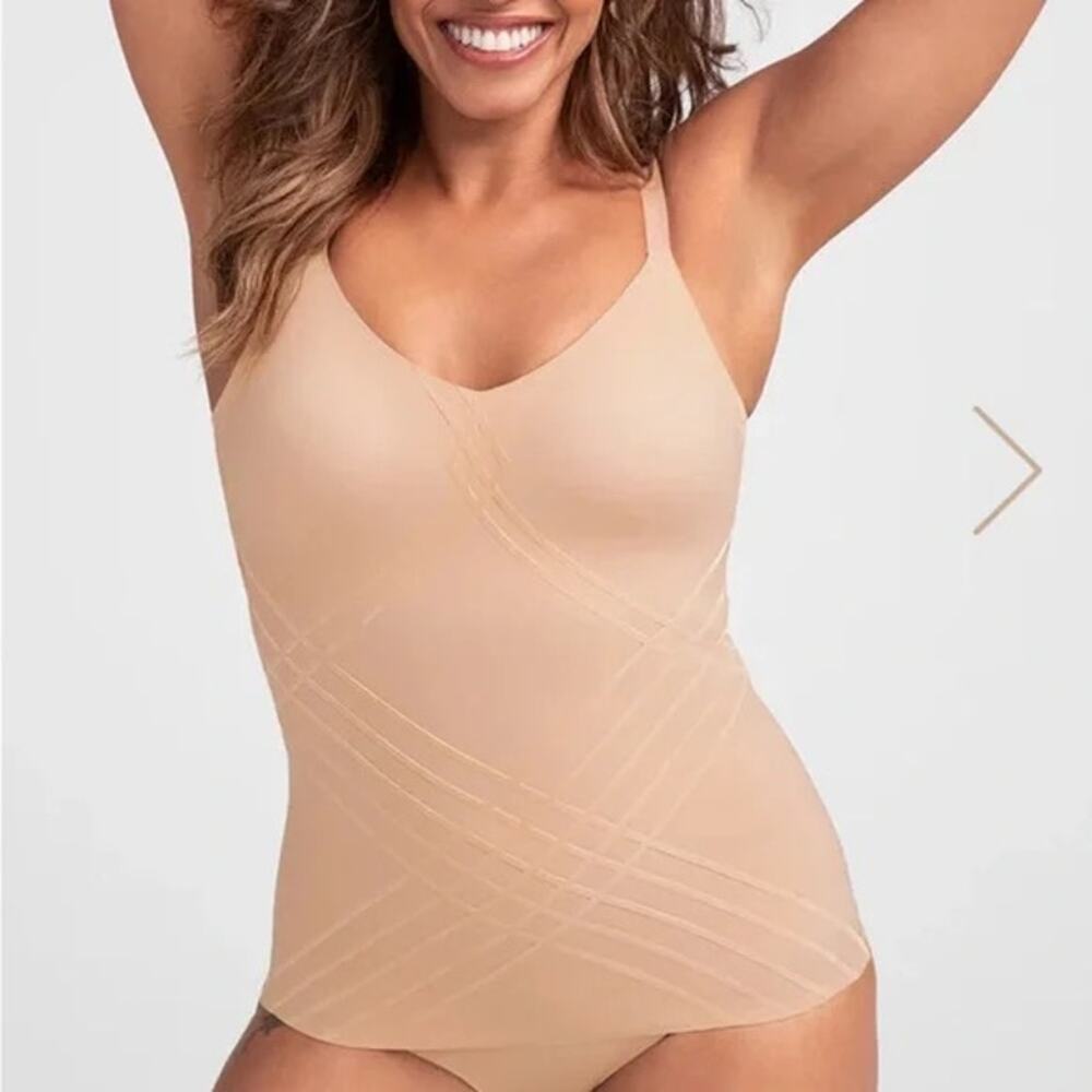 Honeylove Silhouette Cami Sz 1X Wireless Tan